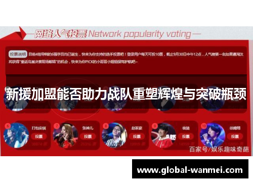 新援加盟能否助力战队重塑辉煌与突破瓶颈