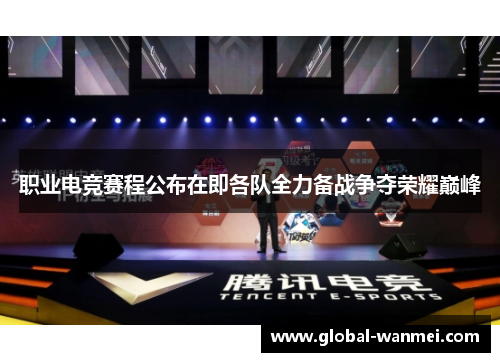 职业电竞赛程公布在即各队全力备战争夺荣耀巅峰