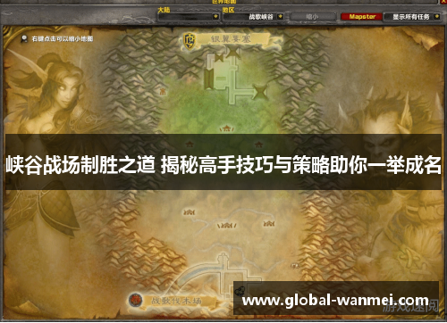 峡谷战场制胜之道 揭秘高手技巧与策略助你一举成名